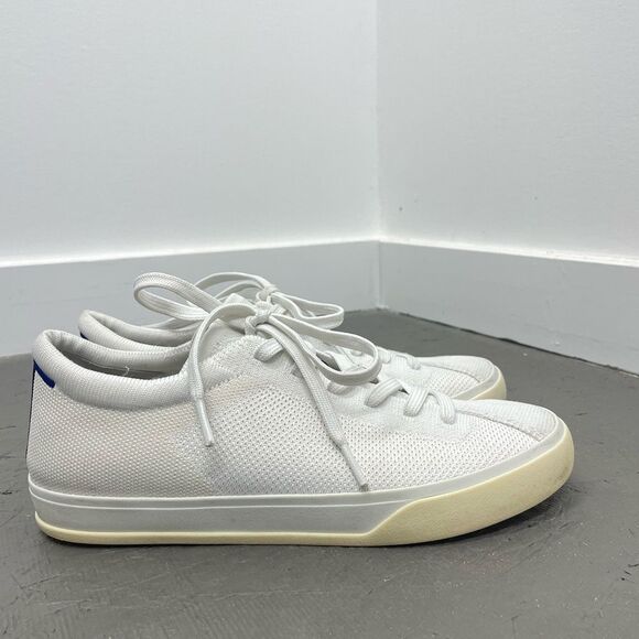 Rothy’s The Lace Up Sneaker in Bright White Size 8.5 - Picture 10 of 16